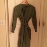 J. Crew Dresses | J. Crew Dress, Button Down, Dress In Olive Green | Color: Green | Size: S