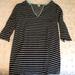 J. Crew Dresses | Jcrew Navy Striped Dress Coverup | Color: Blue/White | Size: Xs