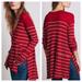Free People Tops | Free People Long Sleeve Top | Color: Red/Tan | Size: S