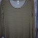 Lularoe Tops | Lularoe Long Sleeve Lynnae Small Shirt Top New | Color: Black/Gold | Size: S