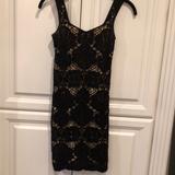 Free People Dresses | Free People Intimately Spandex Bodycon Dress | Color: Black/Cream | Size: Xs