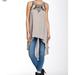 Free People Tops | Free People Embellished Tank Top | Color: Gray | Size: M