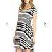 Jessica Simpson Dresses | Jessica Simpson Maternity Striped Dress | Color: Black/White | Size: Sm