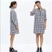 Madewell Dresses | Madewell Latitude Shirtdress In Kempt Plaid | Color: Black/White | Size: Xxs