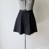 Madewell Skirts | Madewell Polka Dot Circle Skirt | Color: Black | Size: 6