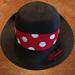 Disney Accessories | Disney Parks Minnie Hat | Color: Black/Red | Size: Youth 55 Cm