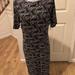 Lularoe Dresses | Lularoe Julia Sparkle Dress Sz Xl | Color: Black/Silver | Size: Xl