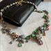 J. Crew Jewelry | J. Crew Statement Necklace | Color: Gray/Green | Size: 17.5 To 20 Inches In Length