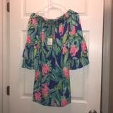 Lilly Pulitzer Dresses | Lilly Pulitzer Tobyn Tunic Dress | Color: Green/Pink | Size: S