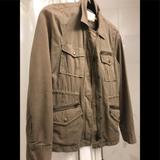 J. Crew Jackets & Coats | J Crew Twill Chino Military Jacket | Color: Green | Size: Xs