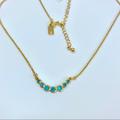 Kate Spade Jewelry | Kate Spade Dainty Sparklers Necklace | Color: Blue/Gold | Size: Os