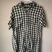 Madewell Dresses | Madewell Courier Shirtdress In Buffalo Check | Color: Black/Cream | Size: Xxs