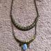 American Eagle Outfitters Jewelry | Gold-Tone Necklace With Blue Stone // A&E | Color: Gold | Size: Os