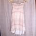 Free People Dresses | Free People Strapless Dress Pastel Mesh Sundress | Color: Cream/Pink | Size: Xs