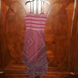Jessica Simpson Dresses | Jessica Simpson High Low Dress | Color: Purple/Red | Size: Lg