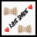 Kate Spade Jewelry | Markdownnwtkate Spade Sparkling Bow Studs | Color: Gold | Size: Os