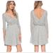 Free People Dresses | Free People Maverick Dress, L | Color: Cream/Gray | Size: L