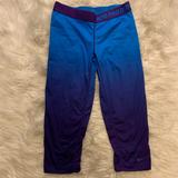 Nike Pants & Jumpsuits | Cropped Nike Tights | Color: Blue/Purple | Size: S