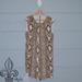 Michael Kors Dresses | Nwt Michael Kors Snakeskin Print Dress | Color: Brown/Gold | Size: 12