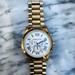 Michael Kors Accessories | Michael Kors Bradshaw Watch Gold With White Face | Color: Gold/White | Size: Os