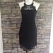 Free People Dresses | Free People Lace High Neck Dress | Color: Black | Size: Xs