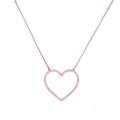 Kate Spade Jewelry | Kate Spade Rose Gold Yours Truly Open Heart Necklace | Color: Pink | Size: Os