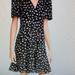 Kate Spade Dresses | Kate Spade Mallow Dot Crepe Minidress | Color: Black/Red | Size: 4