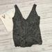 J. Crew Tops | Jcrew Womens S Paisley Tank Top Black Vneck Femini | Color: Black | Size: S