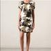 Michael Kors Dresses | Michael Kors Sequined Camo-Print Dress | Color: Green/White | Size: Xxs