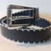 Michael Kors Accessories | Michael Kors Black Leather Belt | Color: Black/White | Size: Small