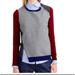 J. Crew Sweaters | J.Crew Wool Blend Asymmetrical Zip Sweater, Size M | Color: Blue/Gray | Size: M