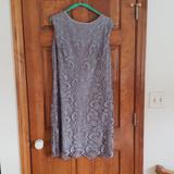 Ralph Lauren Dresses | Gray Lace Dress | Color: Gray | Size: 18