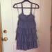 J. Crew Dresses | J. Crew Lavender Tiered Cotton Dress Sz Xs | Color: Red | Size: Xs