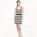 J. Crew Dresses | J Crew Black & Cream Sleeveless Dress Size Small | Color: Black/Cream | Size: S