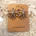 J. Crew Jewelry | J. Crew Crystal Cluster Earrings - Rose Gold | Color: Gold | Size: 1”