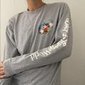 Disney Tops | Disney World Long Sleeve | Color: Gray/White | Size: M