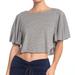 Free People Tops | Free People Movement Flowy Sleeve T Shirt | Color: Gray | Size: L