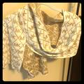 Michael Kors Accessories | Michael Kors Scarf | Color: Gold/White | Size: Os