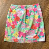 Lilly Pulitzer Skirts | Lilly Pulitzer Summer Skirt | Color: Green/Pink | Size: 2