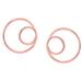 Kate Spade Jewelry | Kate Spade Shine On Twisted Hoop Earrings | Color: Gold/Pink | Size: Os