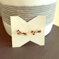 Kate Spade Jewelry | Kate Spade Bow Earrings | Color: Gold | Size: Os