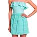 Lilly Pulitzer Dresses | Lilly Pulitzer Athen Gingham Green Strapless Dress | Color: Blue/Green | Size: L