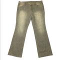 Michael Kors Jeans | Michael Kors Petite Slim Bootcut Jean | Color: Gray/Green | Size: 14p