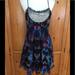 Free People Dresses | Free People Sundress W/Sequin Detail, Size Xs | Color: Blue/Purple | Size: Xs