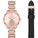 Michael Kors Accessories | Michael Kors Ladies Portia Watch Pink Rose Gold | Color: Gold/Pink | Size: Os