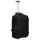 Hynes Eagle 42L Rolling Backpack Wheeled Backpack Flight Approved Travel Backpack Carry on Luggage Backpack Luggage, Black