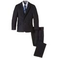 G.O.L. Jungen Bekleidungsset 4-tlg. Anzug, bestehend aus Sakko, Hose, Hemd, Krawatte, Gr. 128, Blau (navy 1)