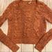 Free People Sweaters | Free People Cable Knit Pullover Sweater | Color: Orange | Size: S