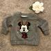 Disney Shirts & Tops | Authentic Disney Mickey Mouse Holiday Sweatshirt | Color: Gray | Size: 9-12mb