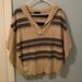 American Eagle Outfitters Sweaters | American Eagle Hooded Poncho | Color: Brown/Tan | Size: Xs